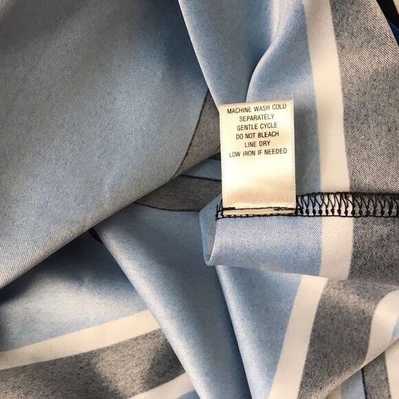 Emma & Michele Womens Dress Size 12 Multicolor Striped Sleeveless Career Sheath - Picture 11 of 13